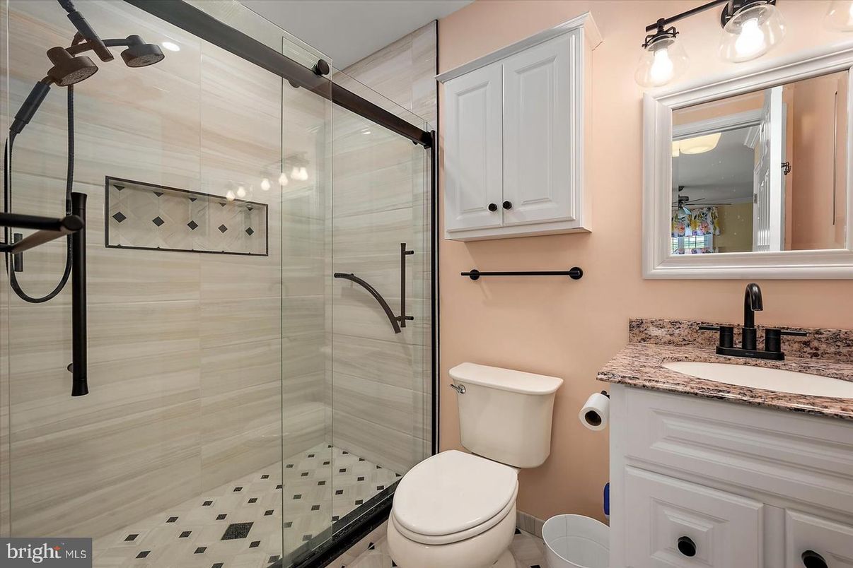 Bathroom, Glass Shower, Interior