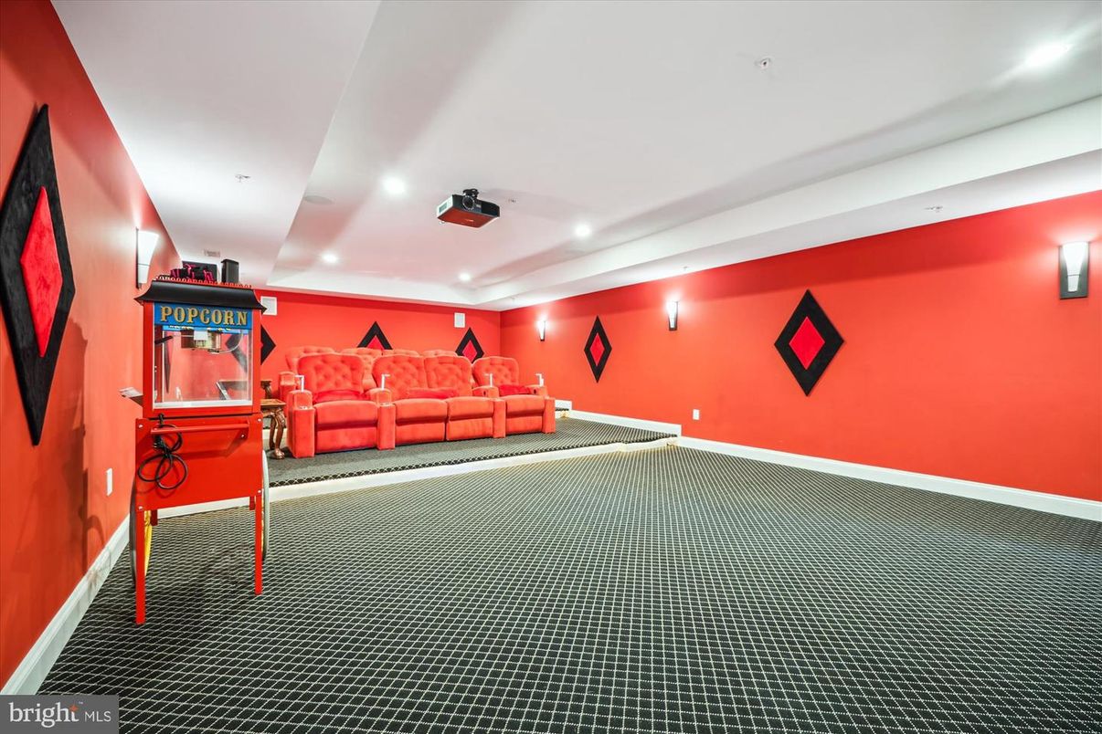 Interior, Recessed Lighting, Theatre Room