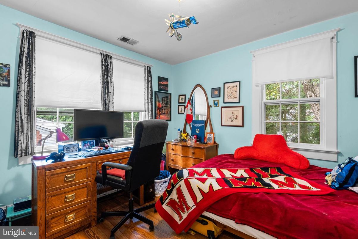 Bedroom, Home Office, Interior, Wood Texture Flooring