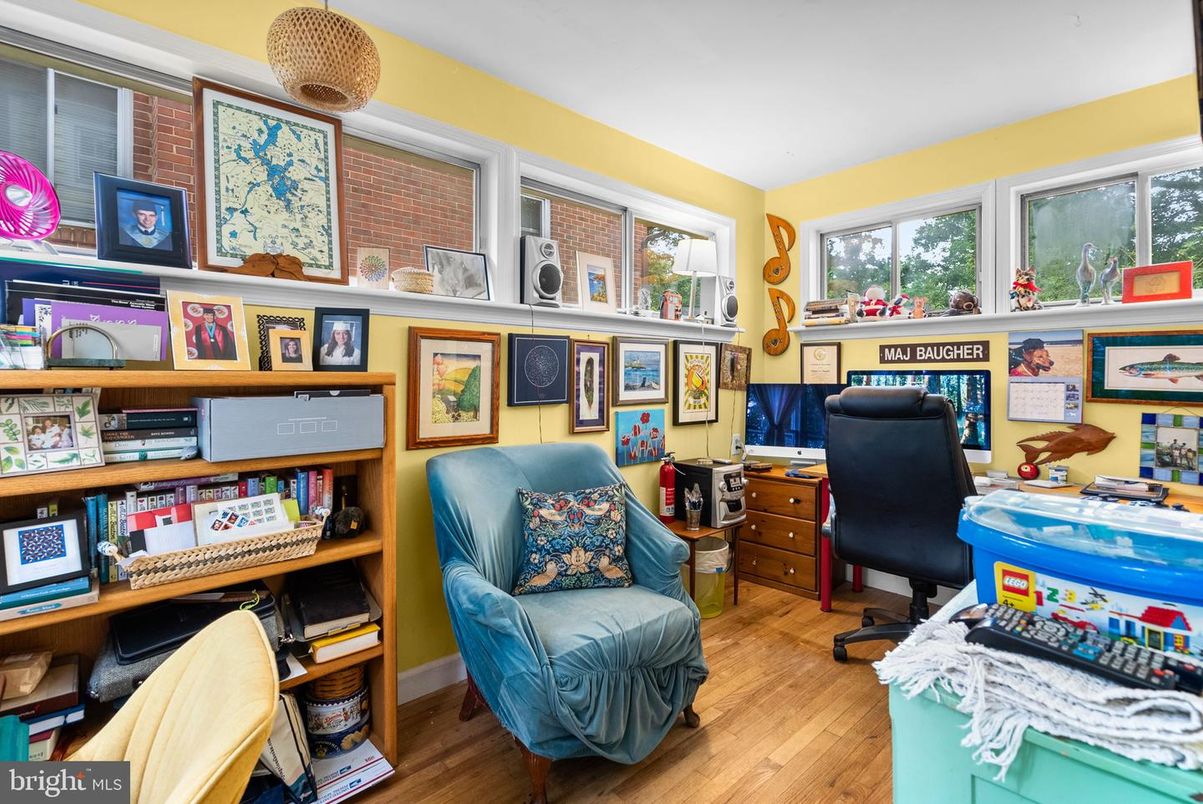 Home Office, Interior, Wood Texture Flooring
