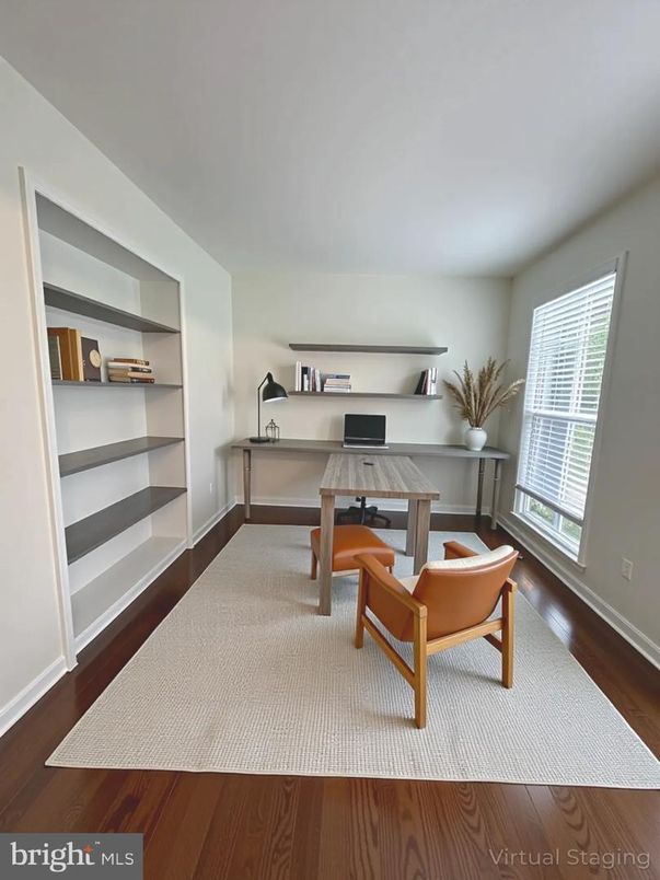 Home Office, Interior, Wood Texture Flooring
