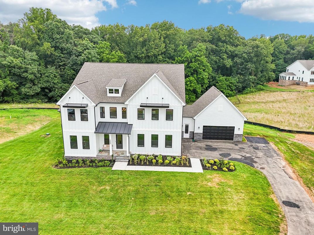 Attached, Backyard, Detached Garage, Exterior, Facade, Farmhouse