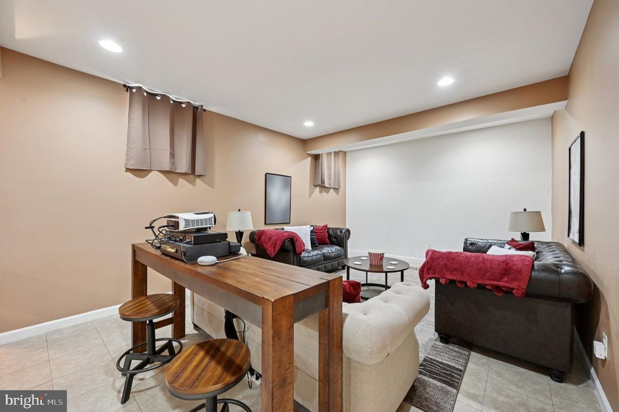 Home Office, Interior, Living room, Recessed Lighting