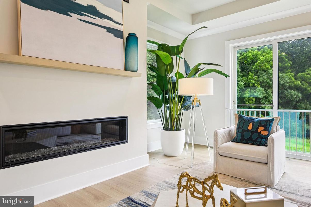 Fireplace, Interior, Wood Texture Flooring
