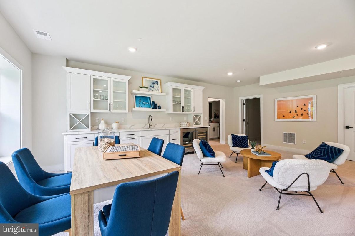 Home Office, Interior, Living room, Recessed Lighting