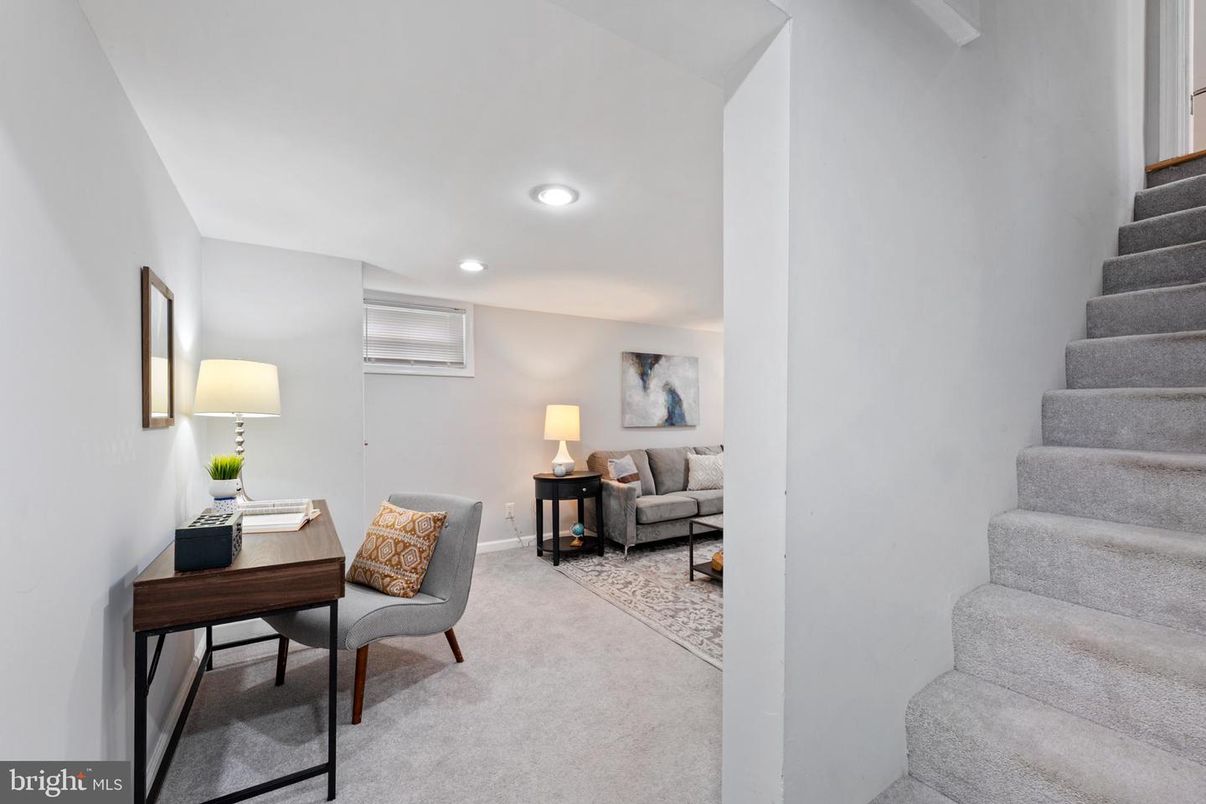 Home Office, Interior, Recessed Lighting