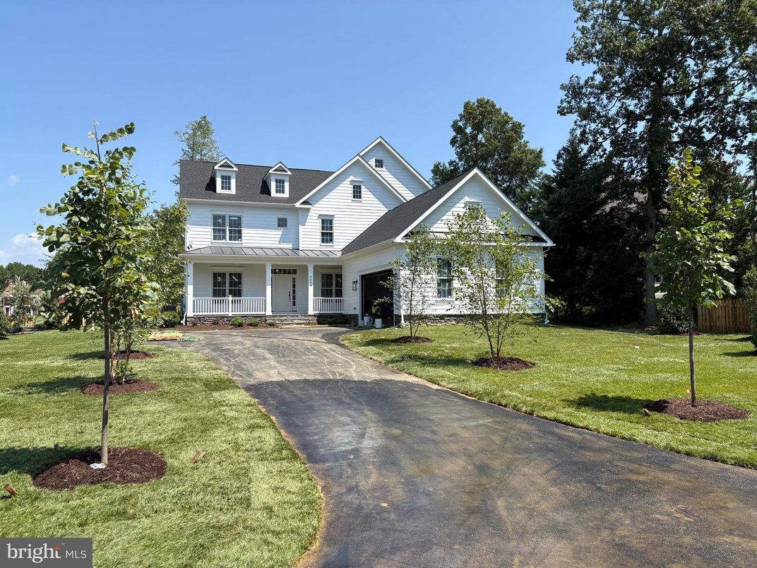 Attached, Backyard, Exterior, Facade, Farmhouse
