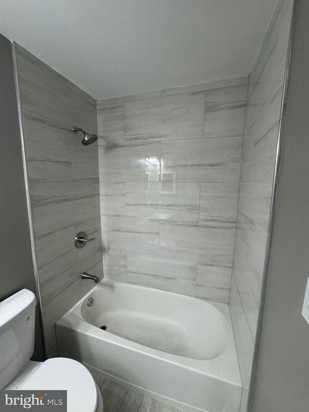 Bathroom, Interior, Marble Walls, Wood Texture Flooring