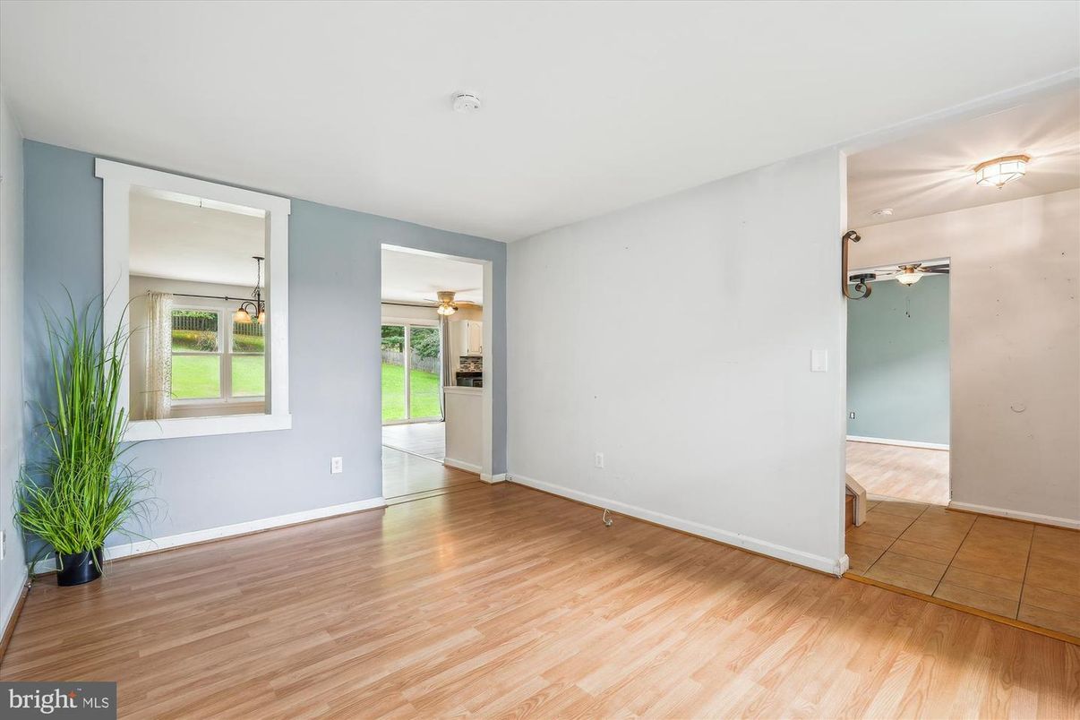 Empty room, Interior, Wood Texture Flooring