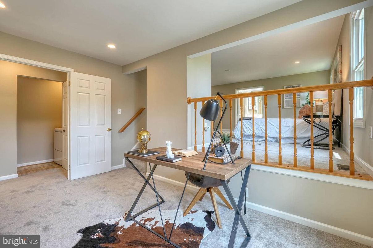 Home Office, Interior, Recessed Lighting