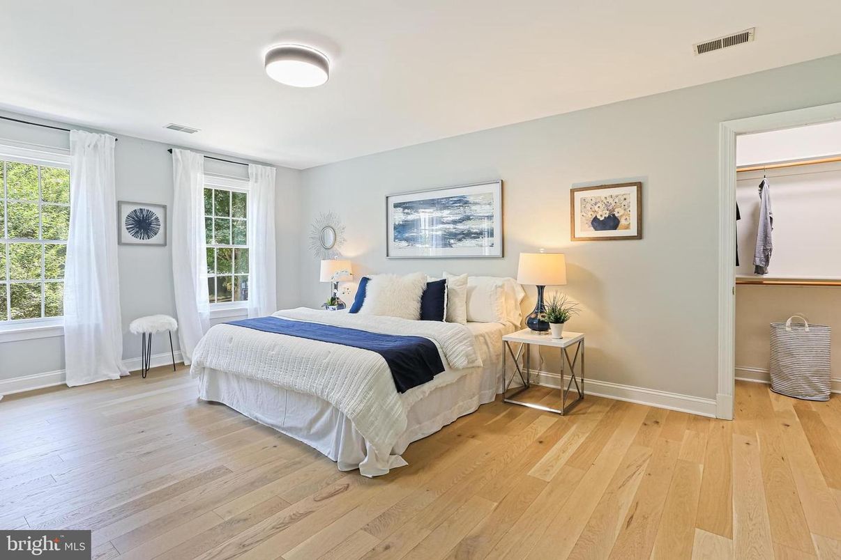 Bedroom, Interior, Wood Texture Flooring