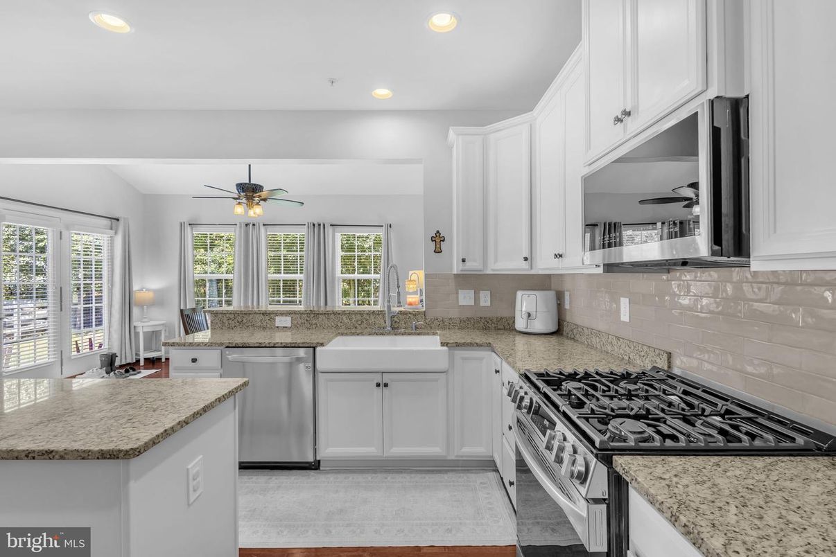 Interior, Kitchen, Recessed Lighting, Stainless Steel Appliances