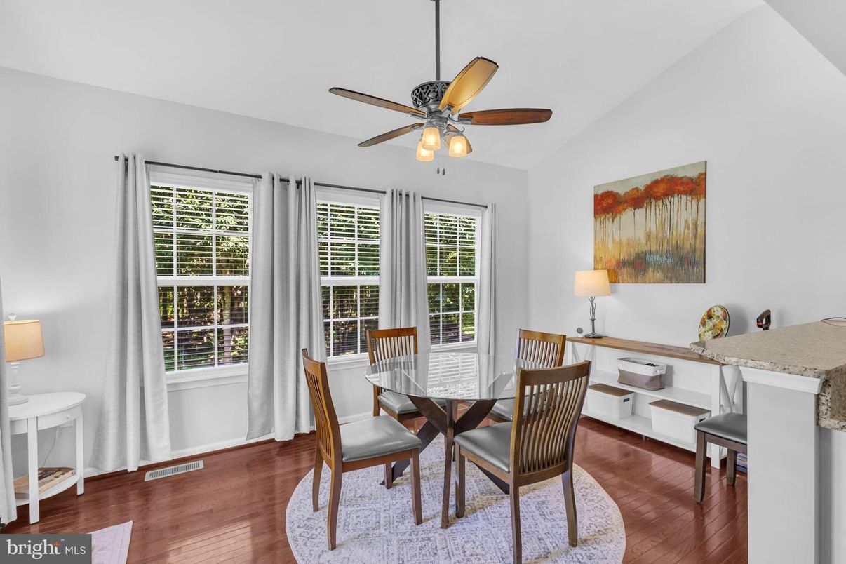 Dining room, Interior, Wood Texture Flooring