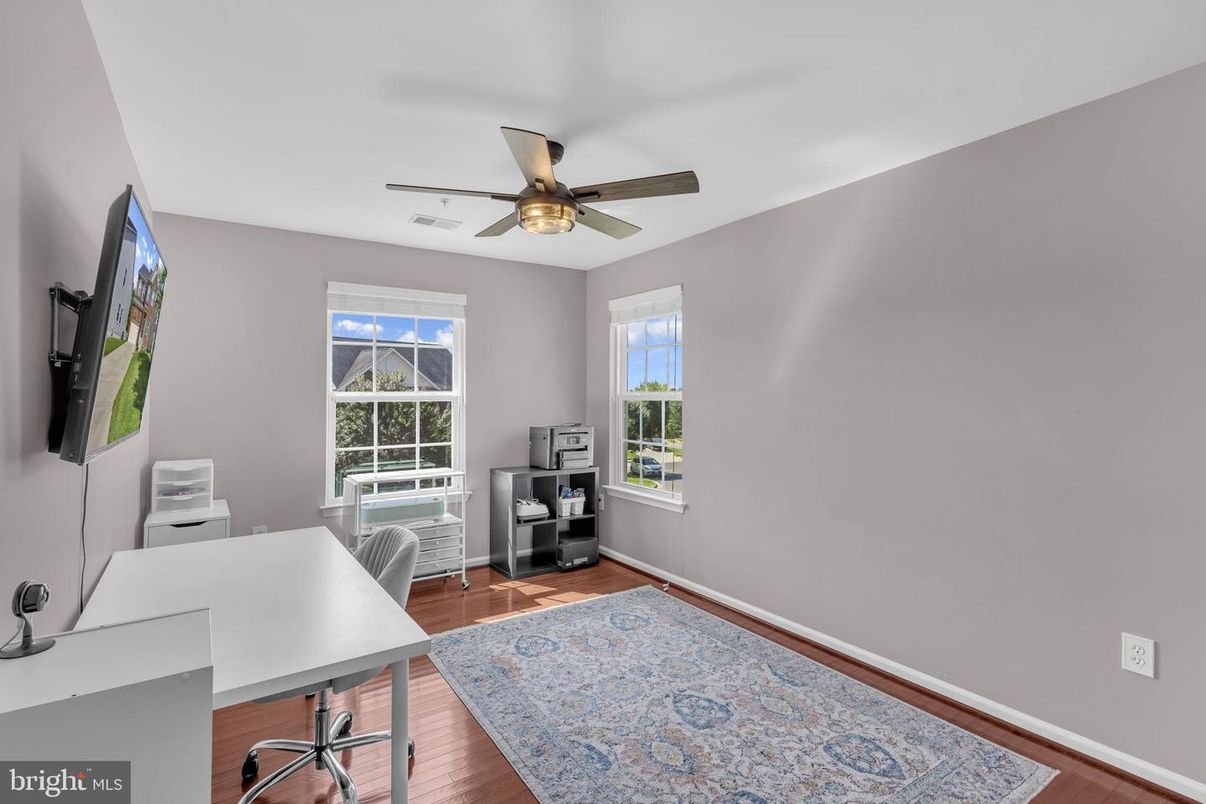 Home Office, Interior, Wood Texture Flooring