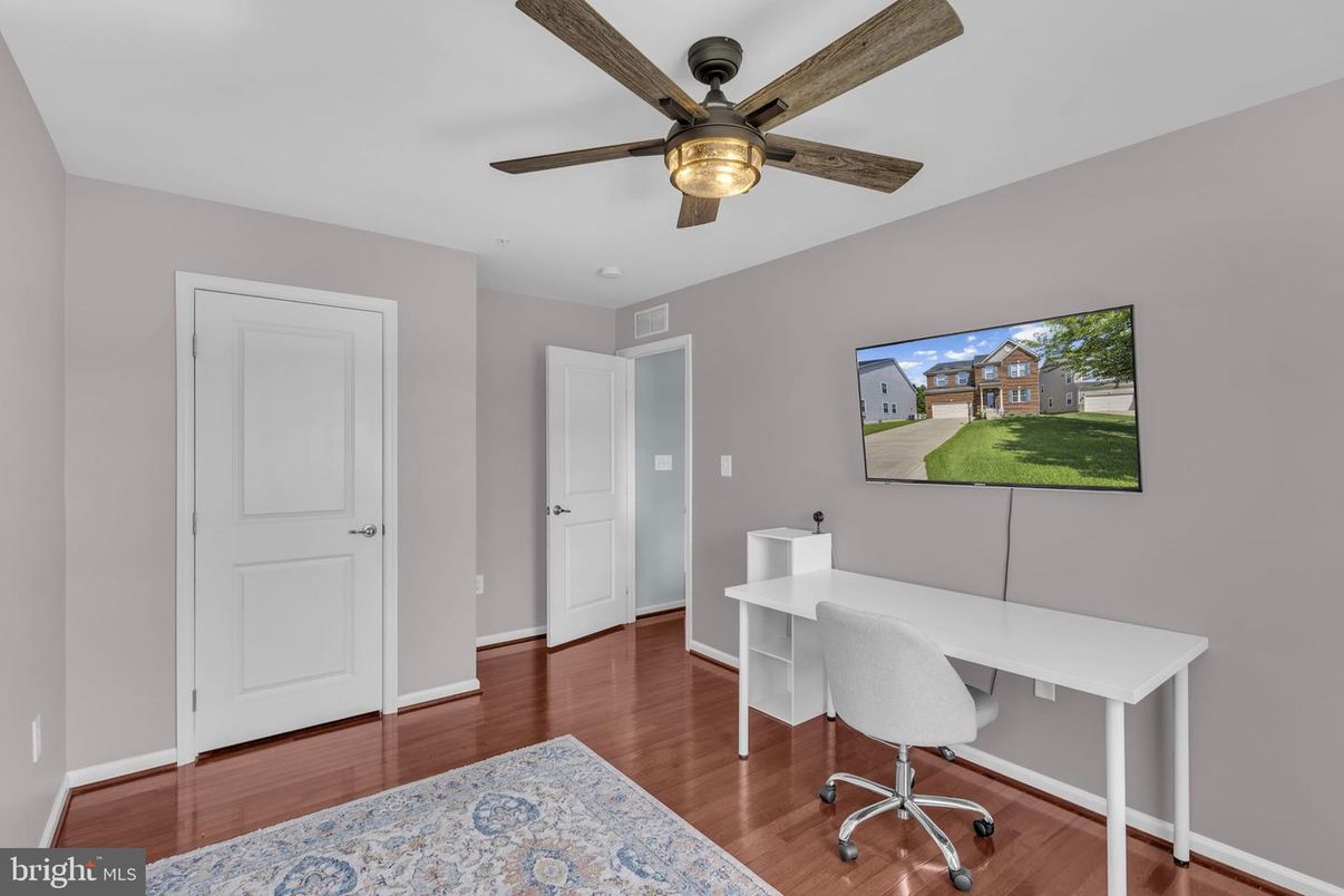 Home Office, Interior, Wood Texture Flooring