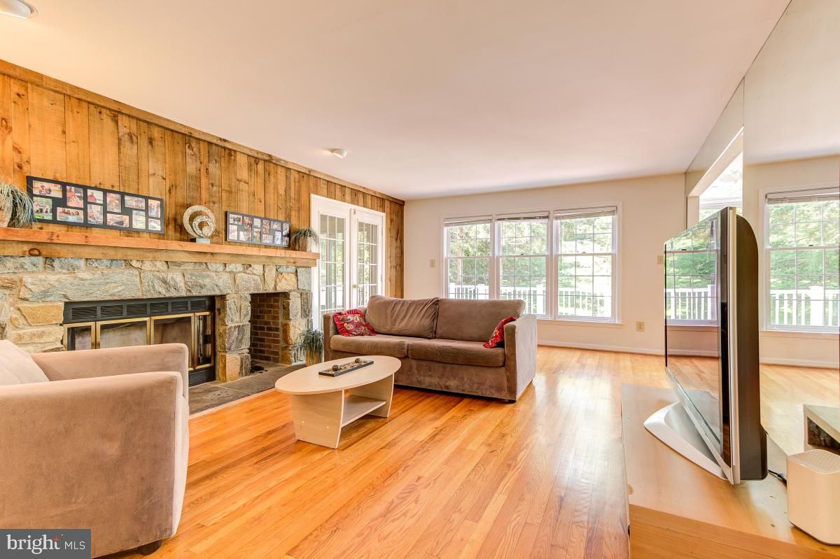 Fireplace, Interior, Living room, Wood Texture Flooring, Wooden Walls