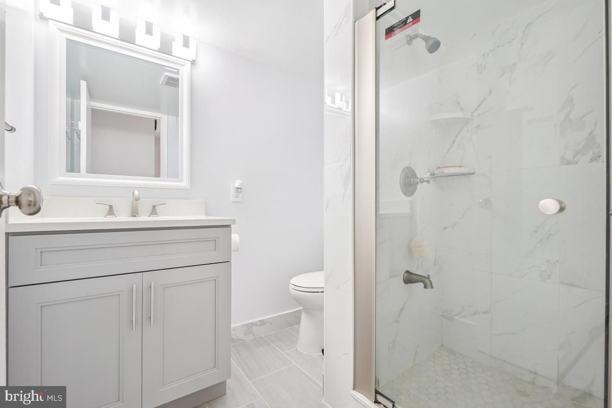 Bathroom, Glass Shower, Interior, Marble Walls