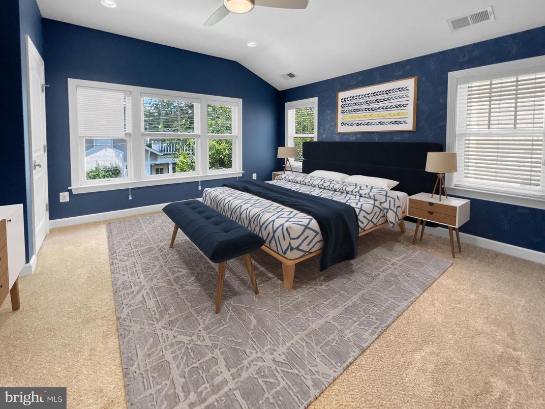 Bedroom, Interior, Recessed Lighting