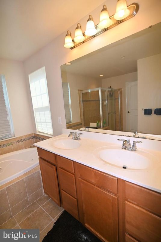 Bathroom, Dual Sink Vanities, Glass Shower, Interior