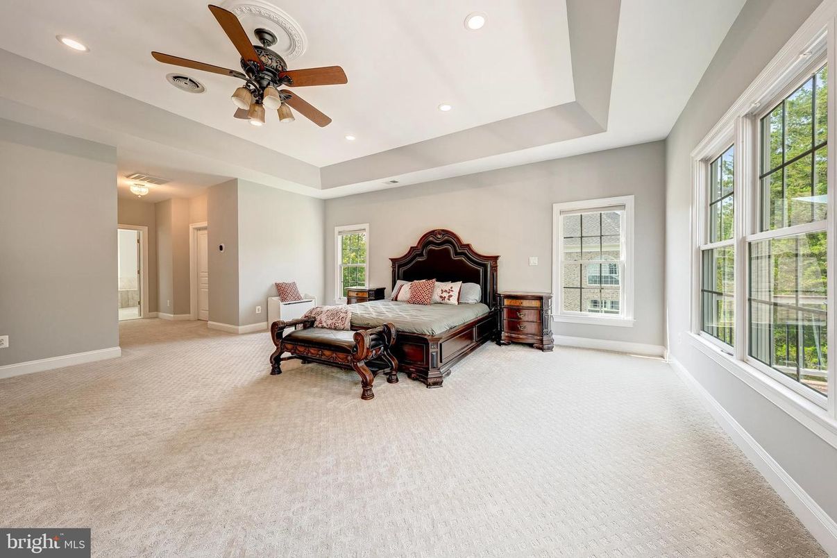 Bedroom, Interior, Recessed Lighting