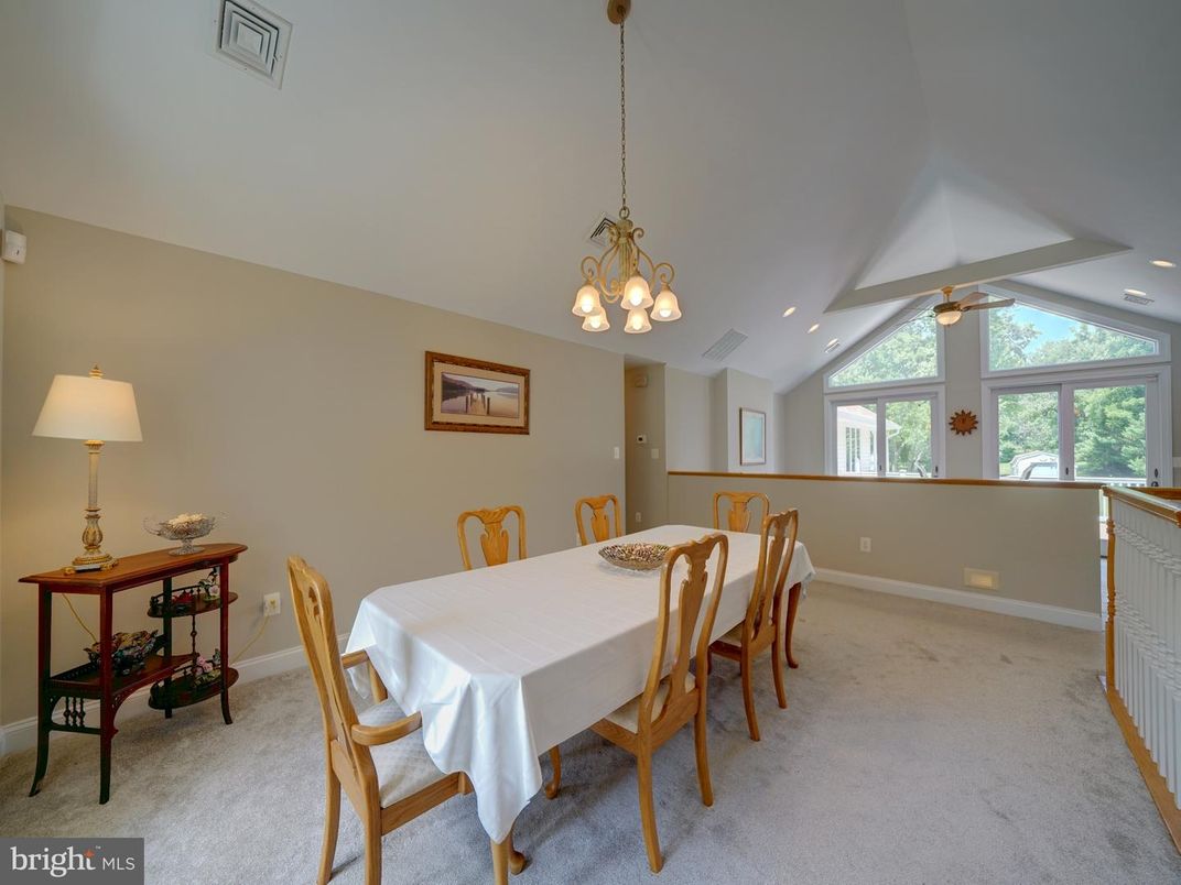 Chandelier, Dining room, Interior, Recessed Lighting
