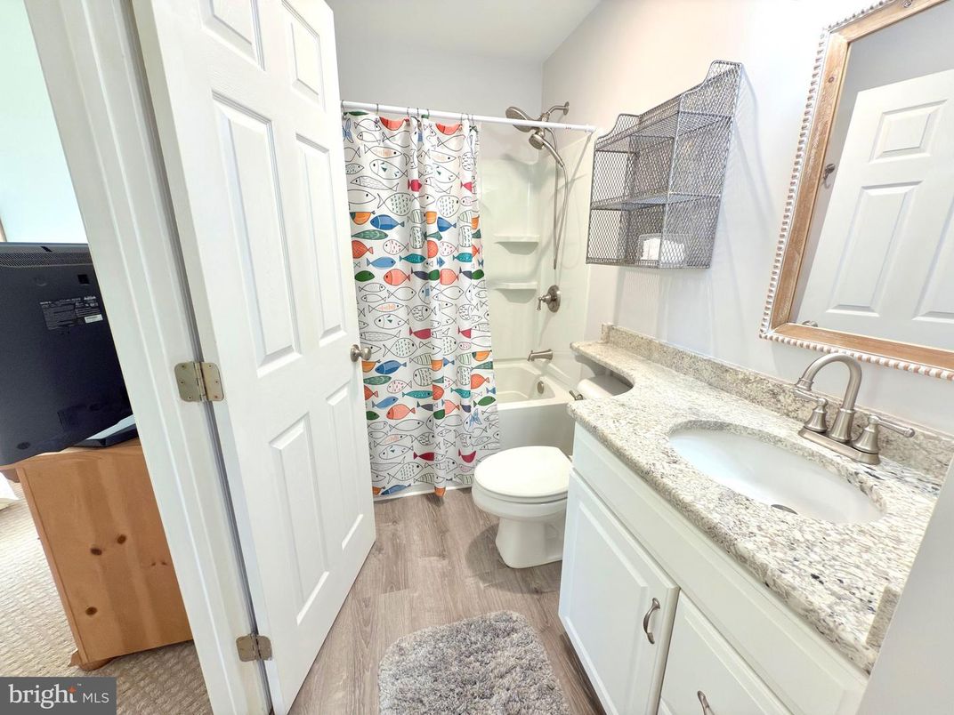 Bathroom, Interior, Wood Texture Flooring