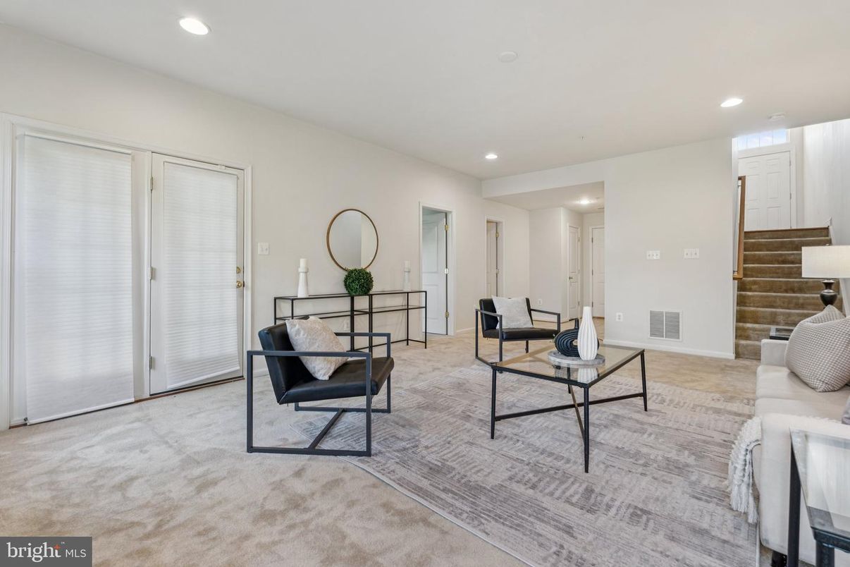 Interior, Living room, Recessed Lighting