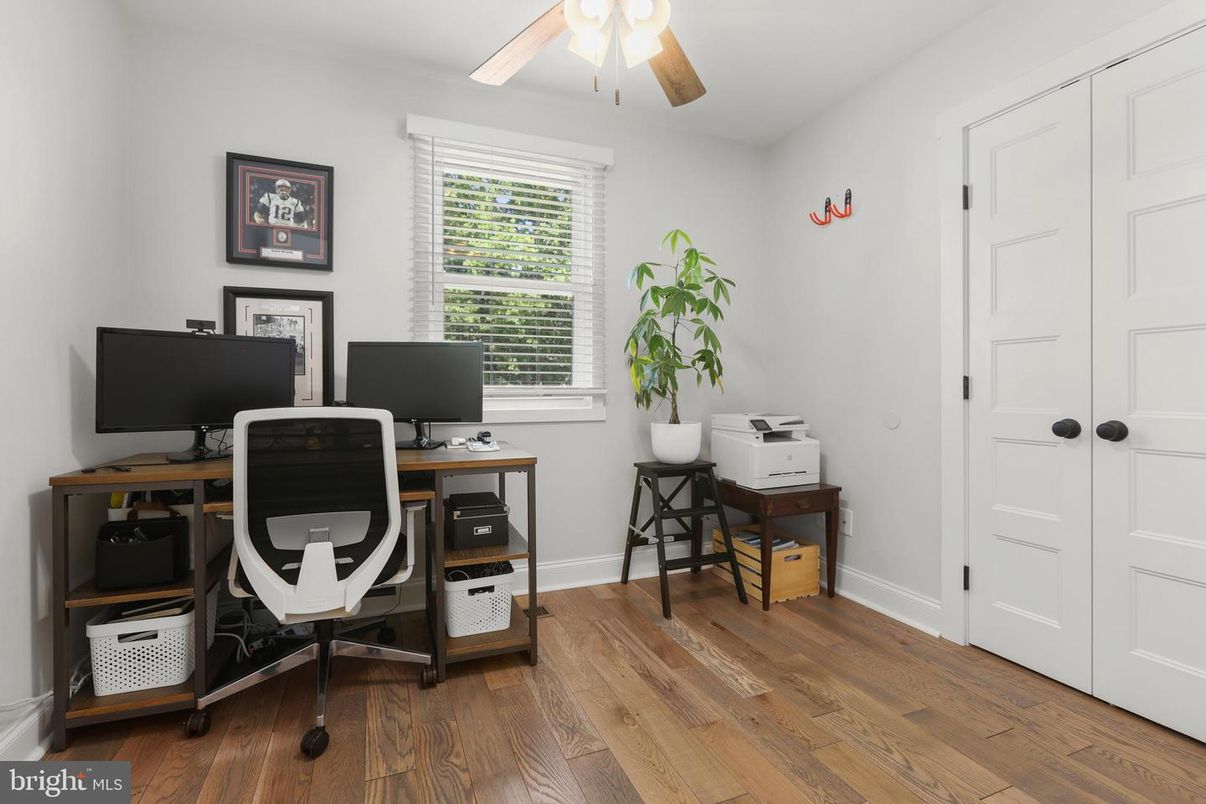 Home Office, Interior, Wood Texture Flooring