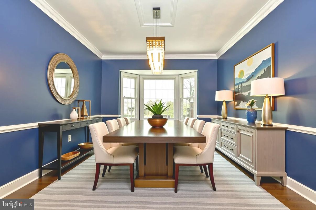 Dining room, Interior, Wood Texture Flooring