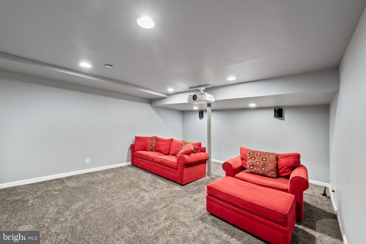 Interior, Living room, Recessed Lighting
