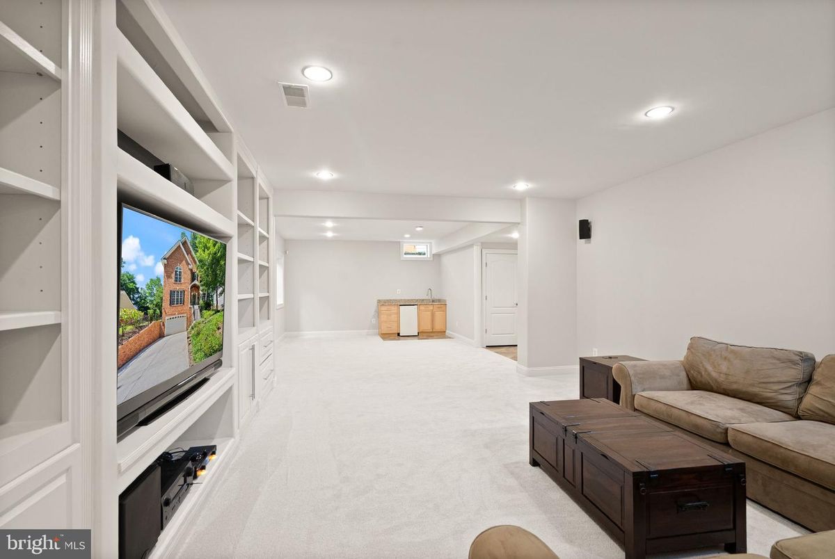 Interior, Living room, Recessed Lighting