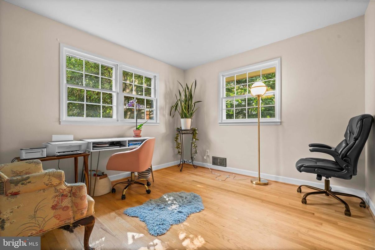 Home Office, Interior, Wood Texture Flooring