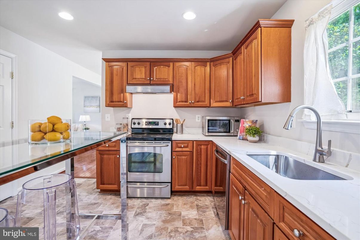 Interior, Kitchen, Recessed Lighting, Stainless Steel Appliances