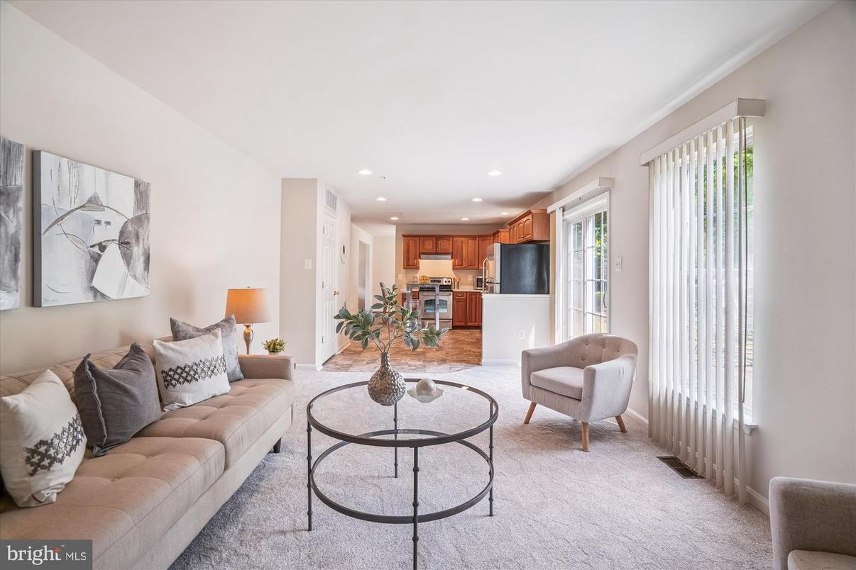 Interior, Kitchen, Living room, Recessed Lighting