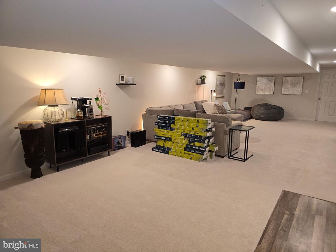 Interior, Living room, Recessed Lighting