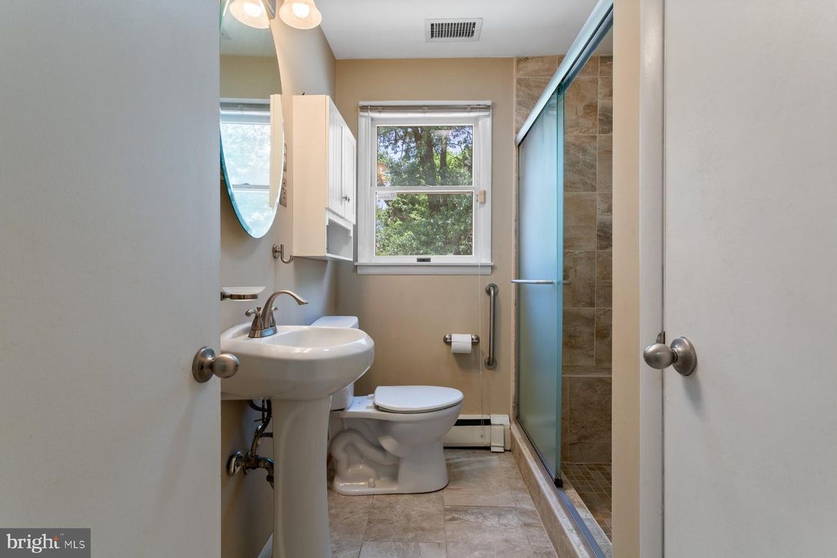 Bathroom, Glass Shower, Interior