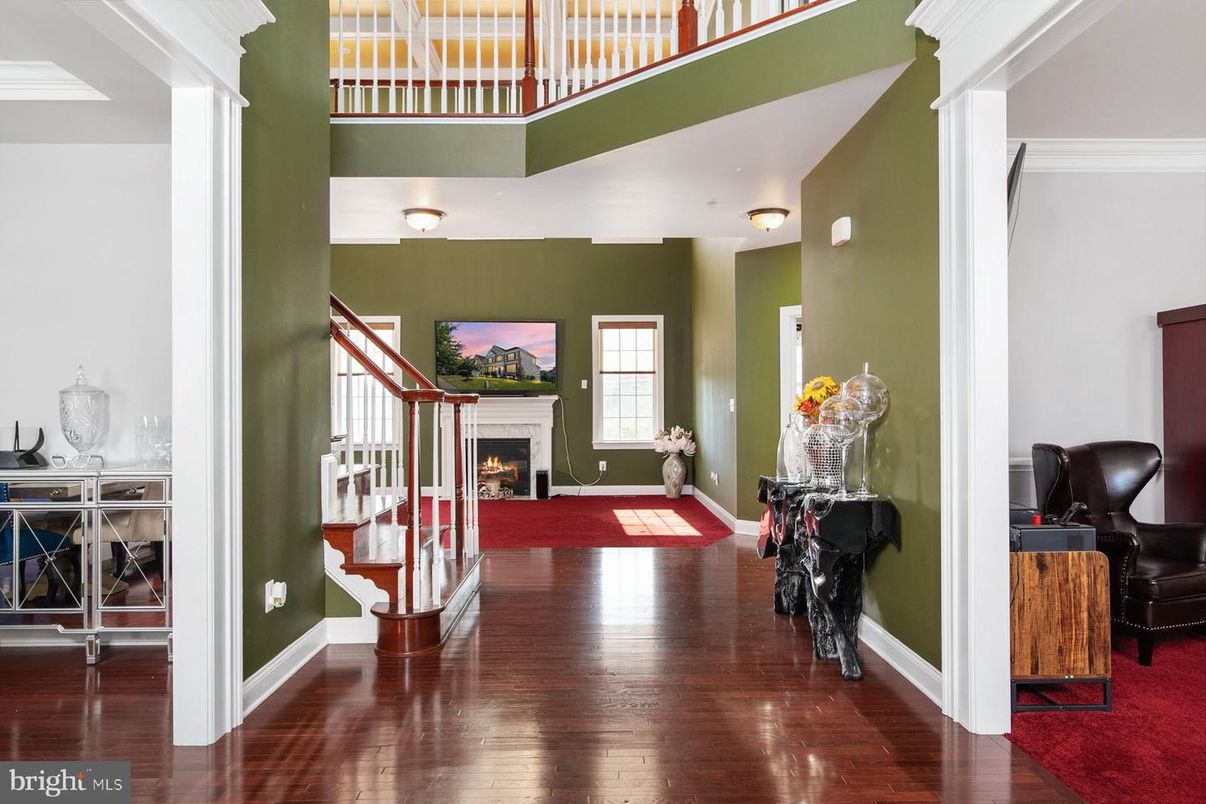 Fireplace, Interior, Wood Texture Flooring