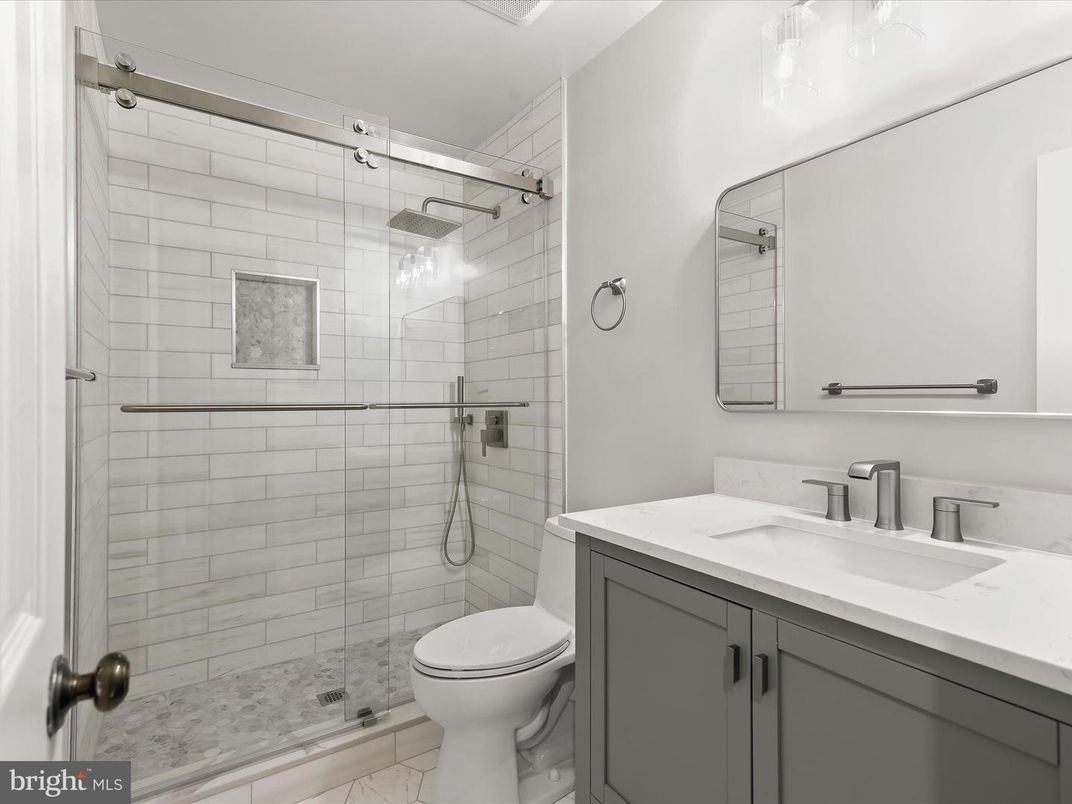 Bathroom, Glass Shower, Interior, Marble