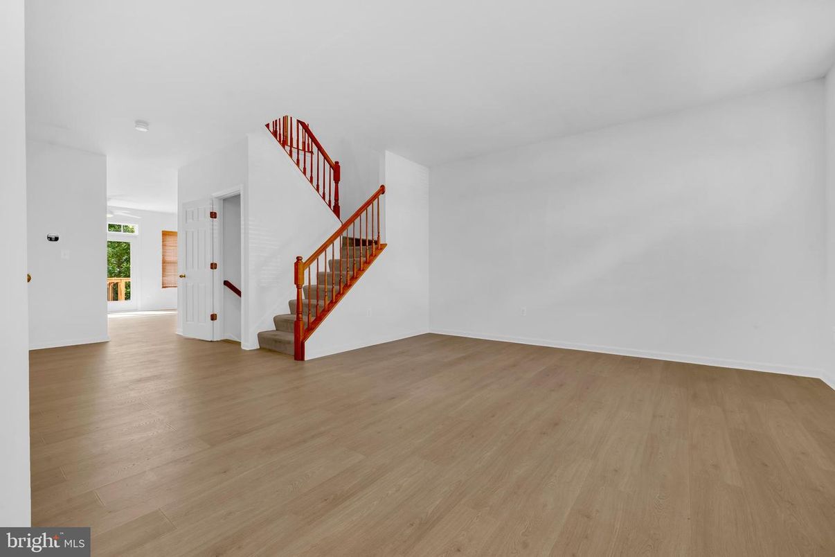 Empty room, Interior, Wood Texture Flooring