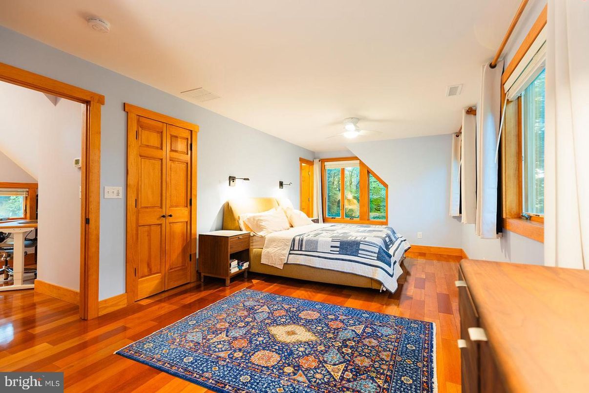 Bedroom, Interior, Wood Texture Flooring