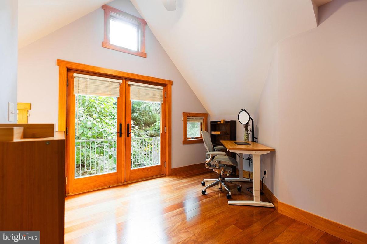 Home Office, Interior, Wood Texture Flooring