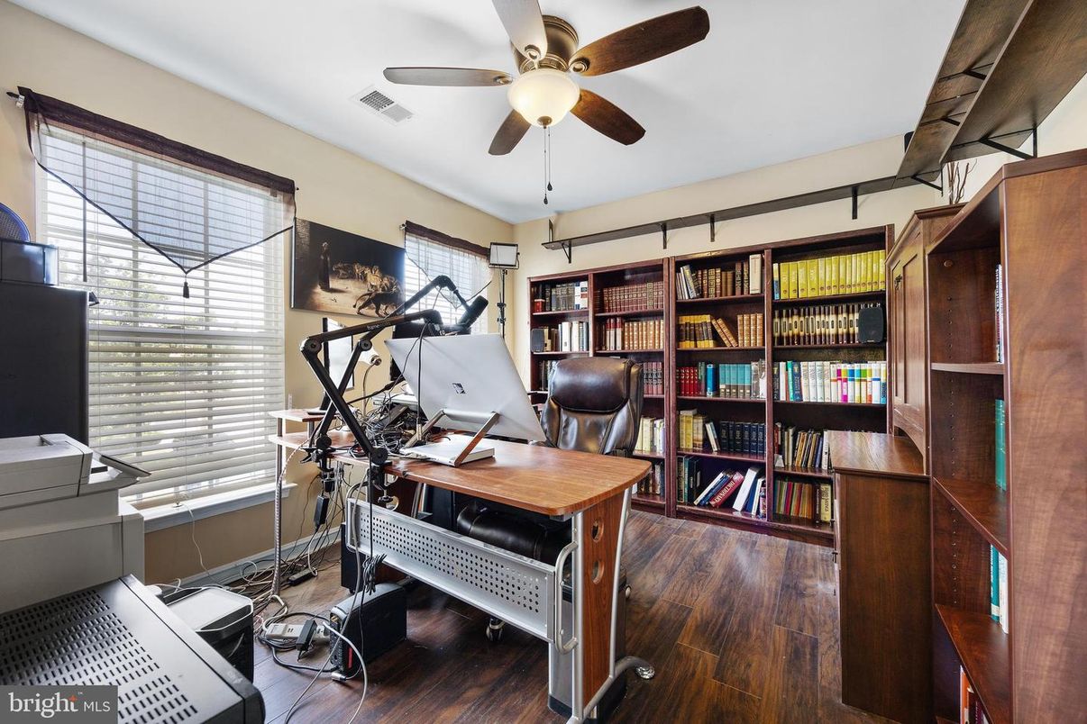 Home Office, Interior, Wood Texture Flooring