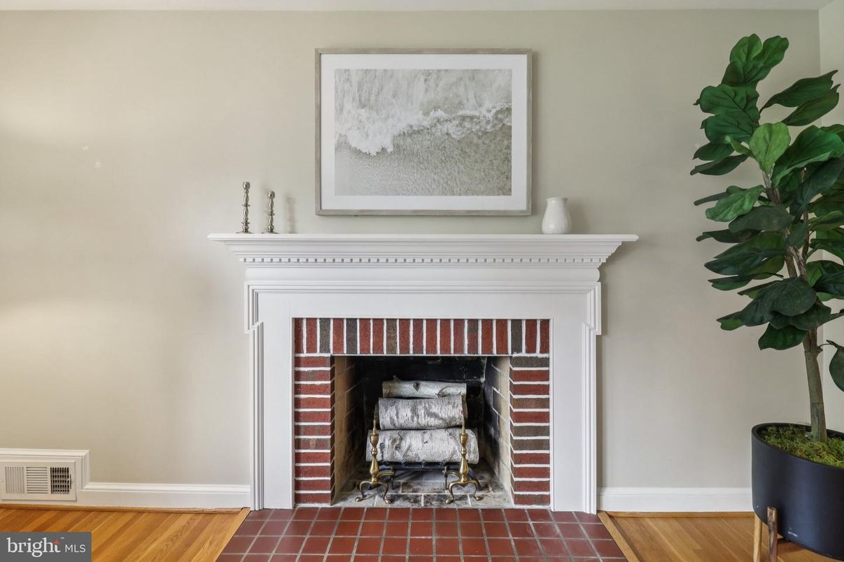 Fireplace, Interior, Wood Texture Flooring