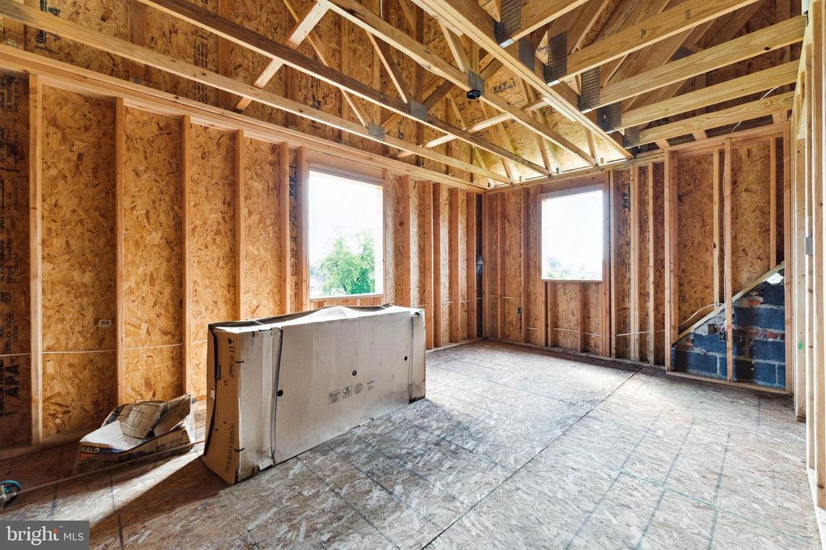 Empty room, Interior, Wooden Beams, Wooden Ceilings, Wooden Walls
