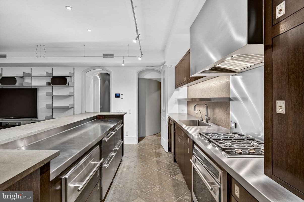 Interior, Kitchen, Recessed Lighting, Stainless Steel Appliances