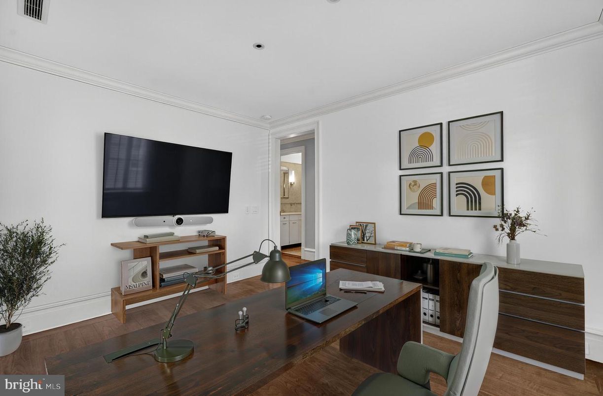 Home Office, Interior, Wood Texture Flooring