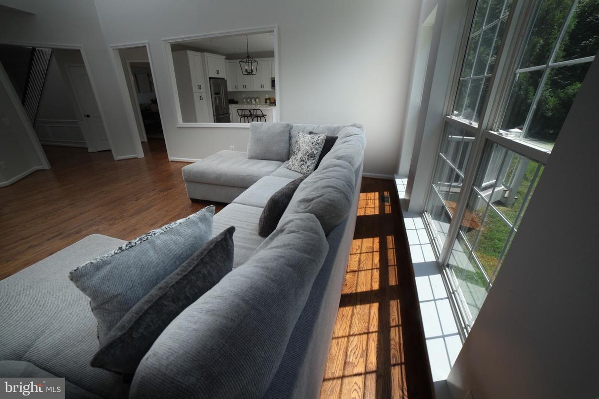 Interior, Kitchen, Living room, Wood Texture Flooring