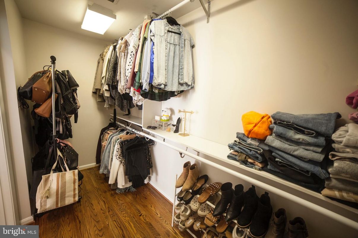 Interior, Walk-in Closets, Wood Texture Flooring