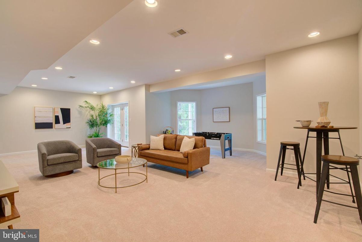 Interior, Living room, Recessed Lighting
