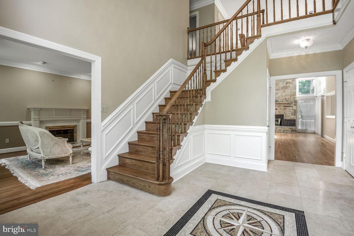 Fireplace, Interior, Wood Texture Flooring